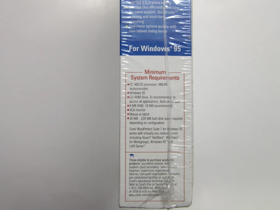 Corel WordPerfect Suite 7 Academic Edition For Windows 95 NT 3.51 NT 4.0 - Image 4 of 4