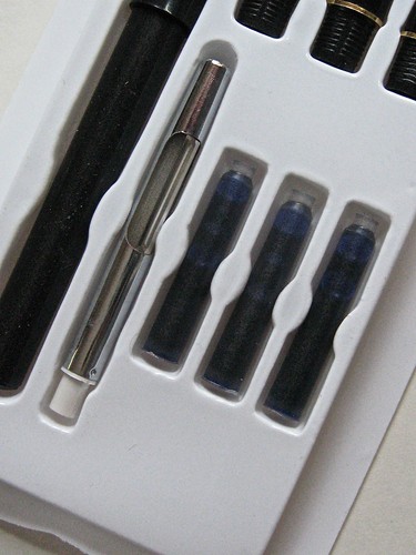 Calligraphy Set from China - Three Tips, Cartridges, Holder - in Original Box - Picture 4 of 7