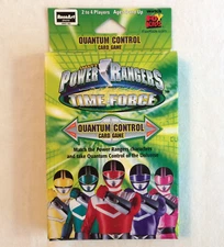 Saban's Power Rangers Time Force Quantum Control Card Game HTF