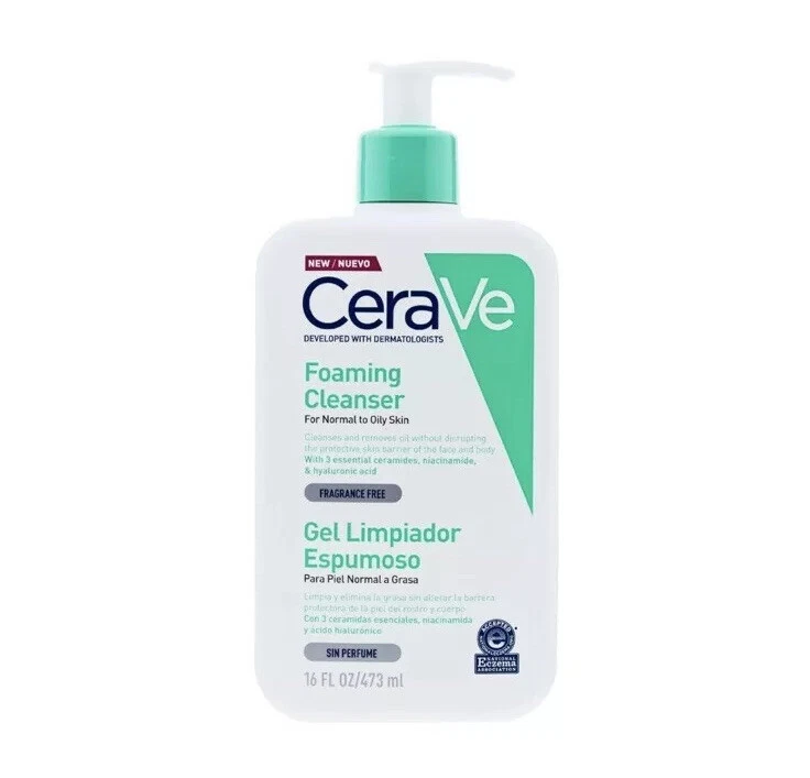 CeraVe Foaming Facial Cleanser, 16 Ounce