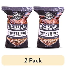 100% All-Natural Hardwood Competition Blend BBQ Grilling Pellets, 40 P