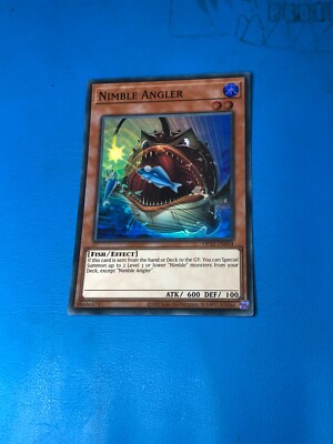 YUGIOH Super Rare Nimble Angler OP22-EN004