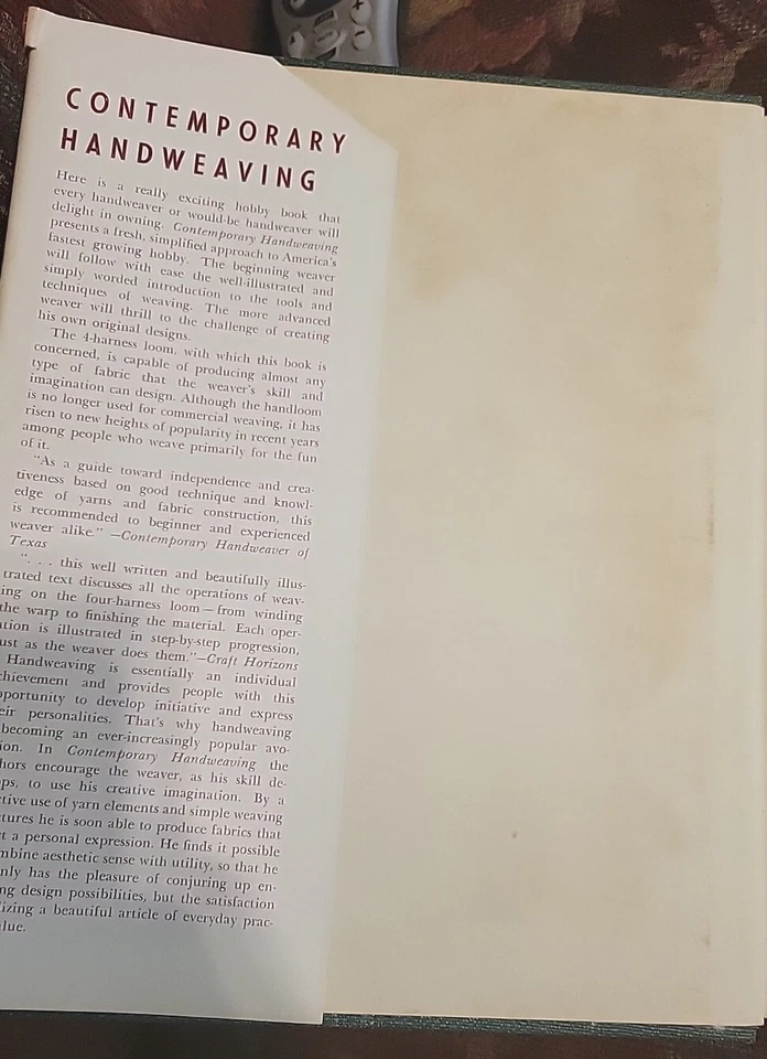 1966 Contemporáneo Tejido a Mano Overman/Smith Patrones de Tejido Herramientas Técnicas HC Foto 3 de 4