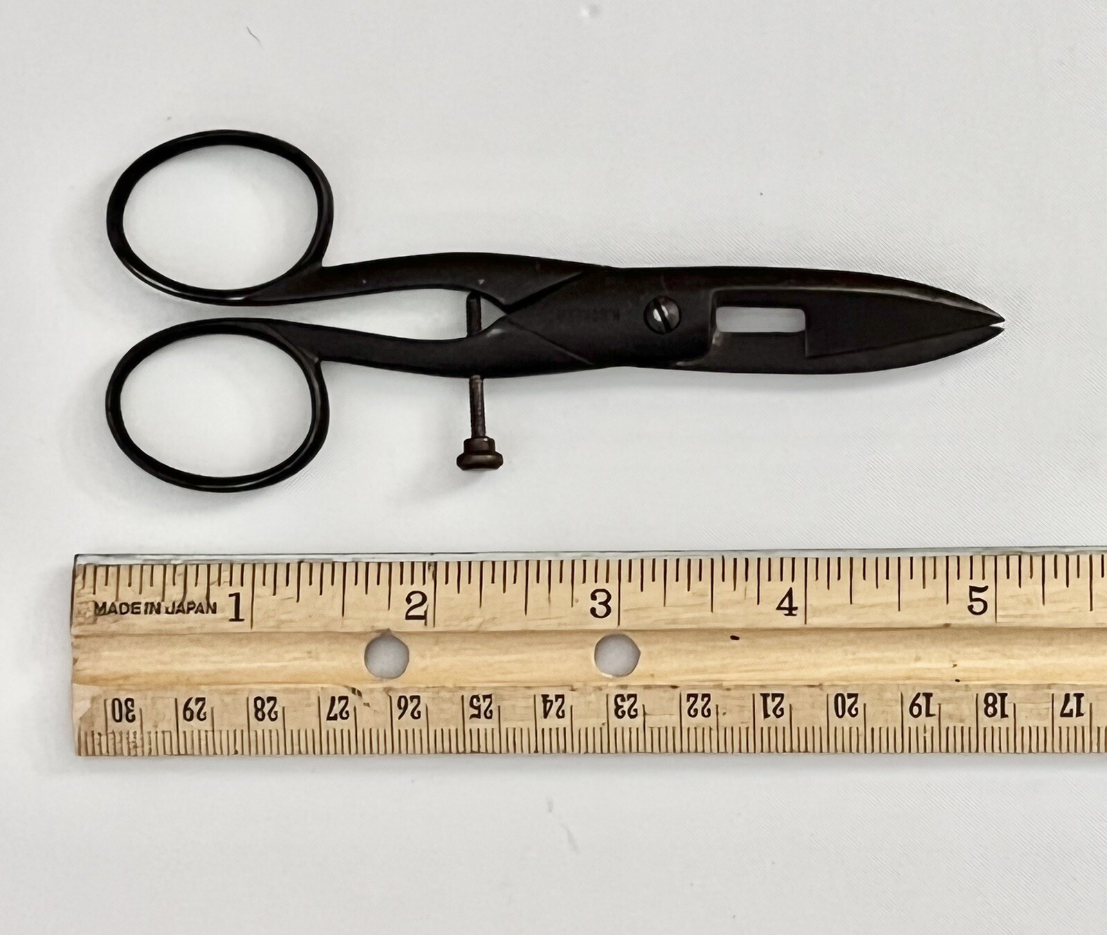 Vintage H Boker & Co Adjustable Buttonhole Scissors Made in Germany