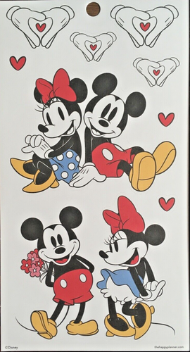 MICKEY & MINNIE MOUSE THE HAPPY PLANNER, UNA HOJA HERMOSAS PEGATINAS #THP21 - Imagen 2 de 2
