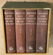 Battles & Leaders Civil War 4 HC Book Box Case Set 1956 Yoseloff First Edition