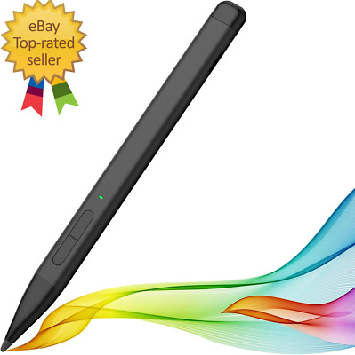 Slim Pen 2 for Microsoft Surface with 4096 Pressure, Eraser & Right-Click, Palm 