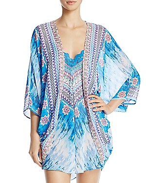 In Bloom by Jonquil Cocoon Open Wrapper Robe Navy XS