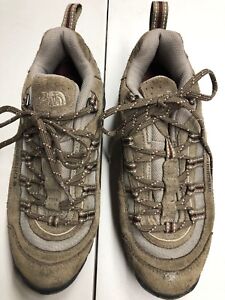 The North Face X2 Hiking Shoes Women S Size 7 5 Durable Brown Leather Ebay