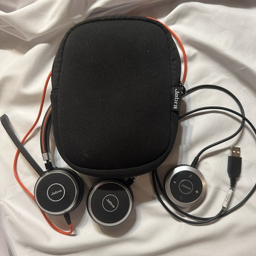 Jabra GN Evolve z funkcją wyciszenia / sterowania głośnością USB i etui - Zdjęcie 5 z 6
