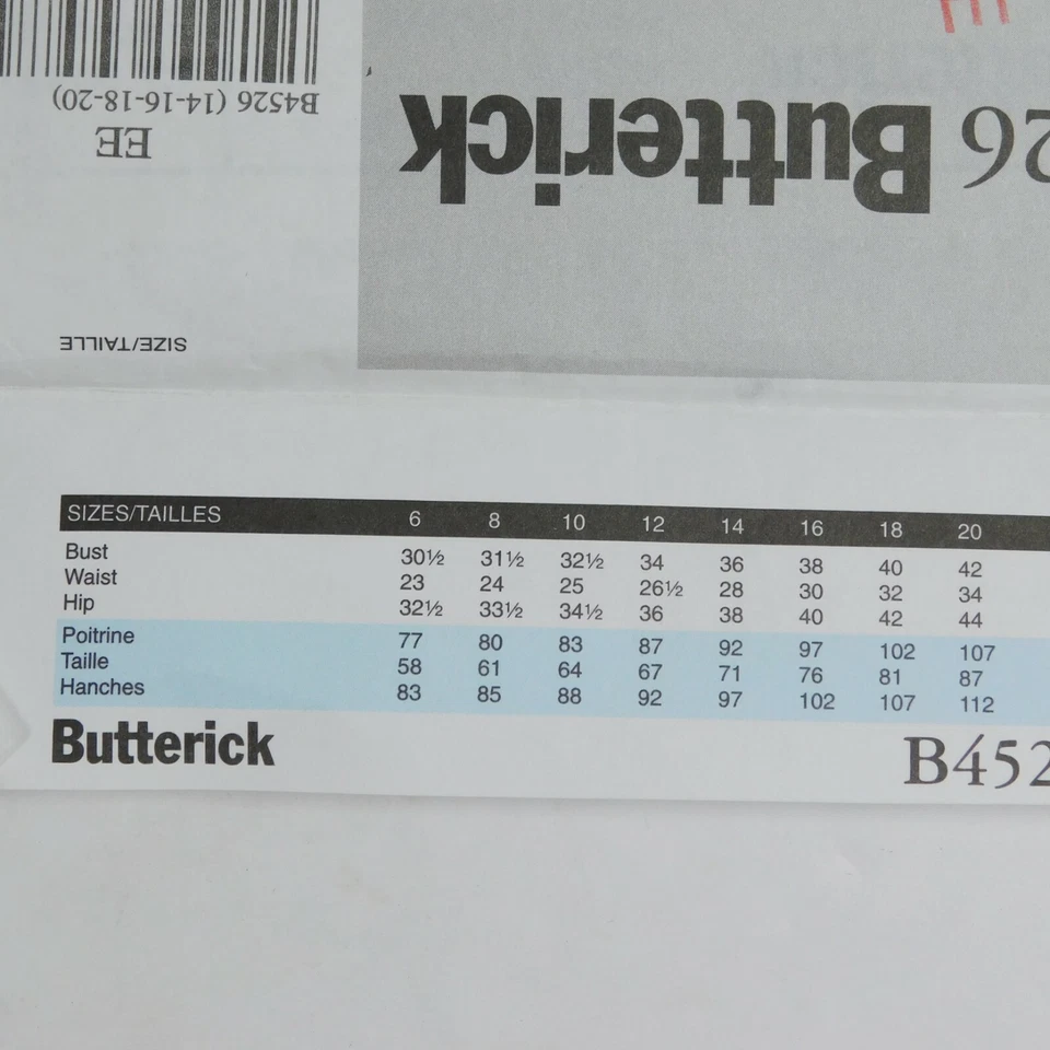 Butterick 4526 Swimsuit Wrap Sewing Pattern Size 14 Uncut Beach 2 piece Tank - Image 4 of 4