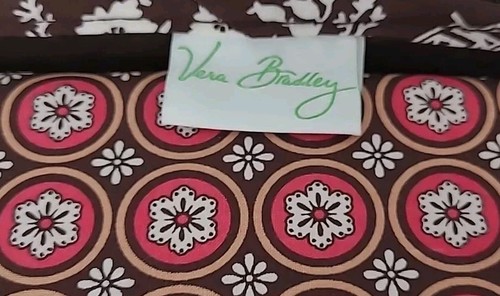 Vera Bradley Hard Side Mini Tablet Carrying Case Imperial Toile Pattern w/Strap - 第 4/6 張圖片