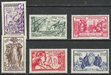 French Equatorial Africa # 27 - 32 MLH Complete Set!  ('25 SCV $16)
