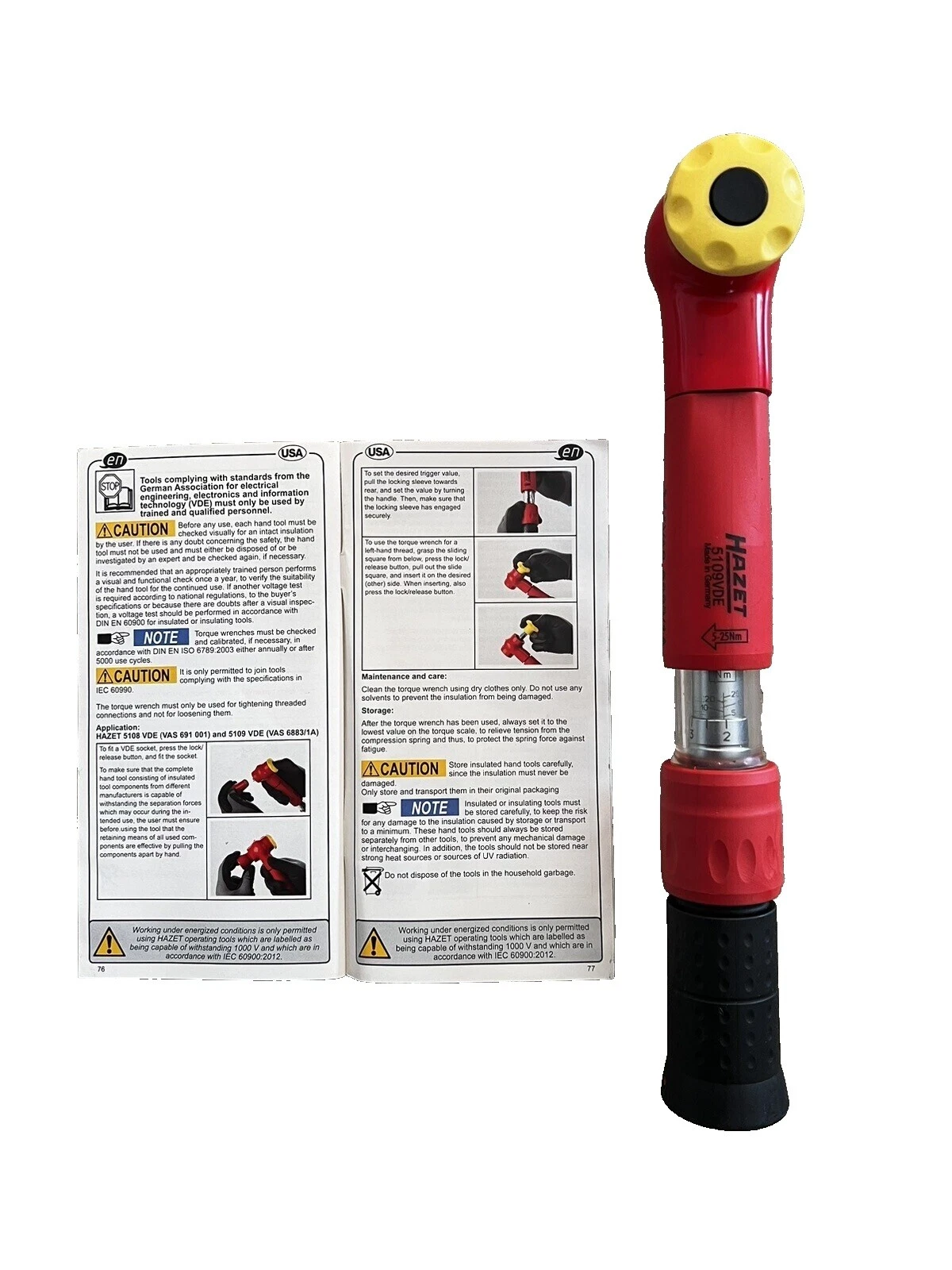 HAZET Metric Torque Wrench Automotive Hand Wrenches