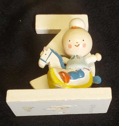Vintage Sevi Italy Wooden Ornament Cake Toppers - 1,2,3,5,6 - Picture 14 of 24