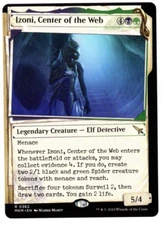 Izoni, Center of the Web 0362 Non Foil Showcase Rare Karlov Manor MTG Near Mint