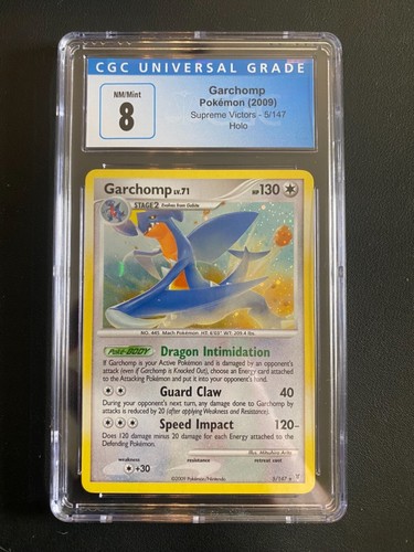 Garchomp graded CGC 8 for sale on eBay
