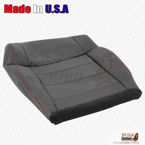 Jeep Wrangler 2011 2012 cubierta inferior de cuero negro con costuras rojas - Imagen 7 de 9