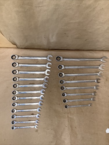 Matco Tools 7GRCXL102-7GRC19M2 20pcs Metric/SAE 72 Teeth Flex Combo Wrench Set - Picture 13 of 23