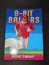 2025 Topps Series 1 Celebration MIKE TROUT 8-Bit Ballers #8B-2 - LA Angels 