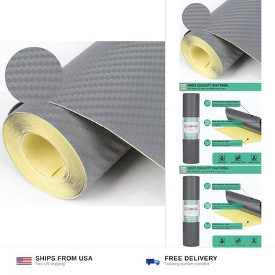 Self-Adhesive Shelf Liner Kitchen Liner, Waterproof Backed Paper Easy Peel an...