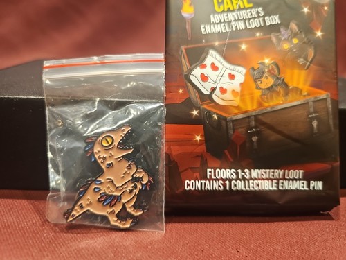 Dungeon Crawler Carl Baby Mongo Enamel Pin – Foam Brain Games – Rare