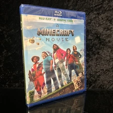 A Minecraft Movie (Blu-ray + Digital) DVDs New Sealed 