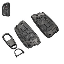 Key Fob Cover for Cadillac,Accessories, Case, Keychain Black
