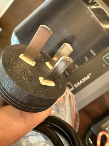 Typ I Stecker: Zebra GX420d Thermotransfer Etikettendrucker geöffnet wie abgebildet siehe Fotos - Bild 14 von 18