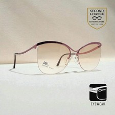Logo Paris Nylon 304 Vintage Sunglasses Pink Gradient Unworn Deadstock 53