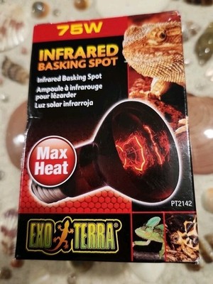 EXO TERRA INFRARED BASKING SPOT - 75 WATT Bulb DW
