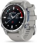Garmin Descent Mk3 Stainless Steel with Fog Gray Silicone Band 010-02753-03