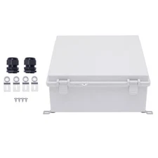 In/Outdoor Electrical Box Enclosure Weatherproof Include Internal Mounting Panel