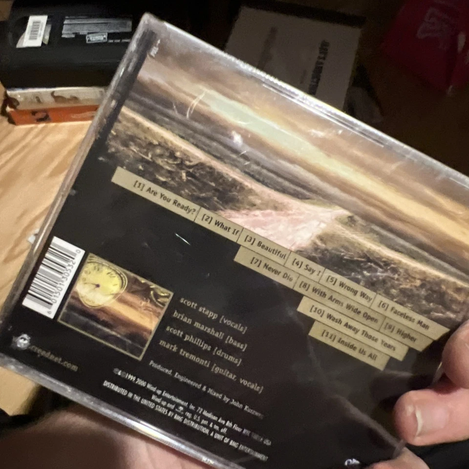 RARE ORIGINAL CREED Human Clay CD USA EDITION STICKER SEALED INDIE ROCK - Imagem 2 de 2