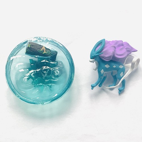 Suicune Pokemon Re-Ment Terrarium Collection 5 PokeBall Figure Original 2.5'' - Picture 10 of 10