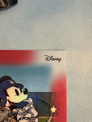 2025 Topps Chrome Disney Mickey Mouse MLB Refractor Los Angeles