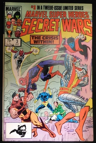 MARVEL SUPER HEROES SECRET WARS 3 COMIC 1ST APPEARANCE VOLCANA TITANIA 1984 VF-