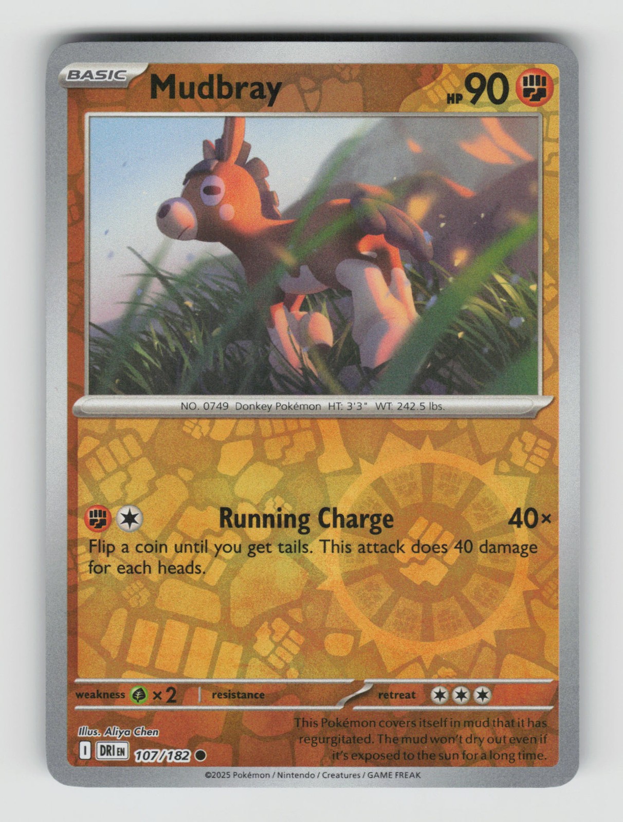 Mudbray, , SV10: Destined Rivals, 107/182, Common, Reverse Holo, NM