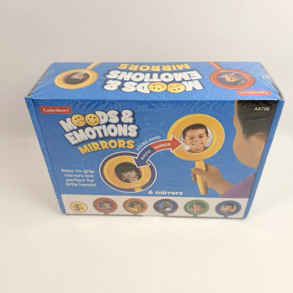 Набор зеркал Lakeshore Moods & Emotions AA708 — новые запечатанные — инструмент для обучения SEL - Изображение 2 из 4