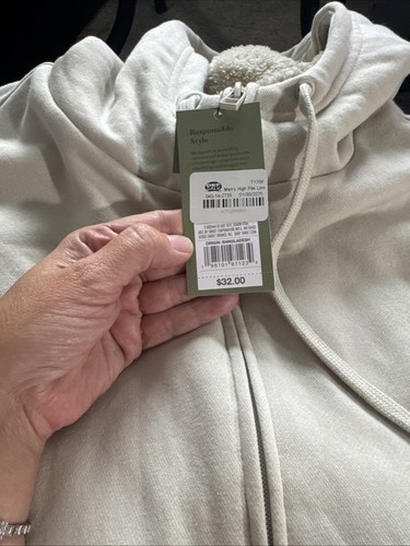 Mens Size Large Goodfellow & Co High Pile Lined Zip-Up Hoodie NWT - Bild 4 von 7