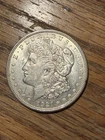 1921 D  $1 Morgan Silver Dollar About Uncirculated AU