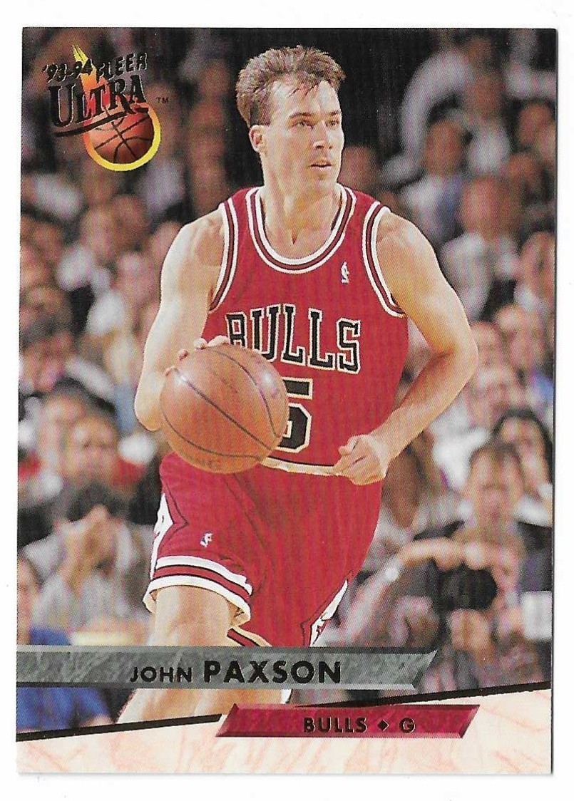 1993-94 Fleer Ultra Basketball John Paxson Card #32 Chicago Bulls