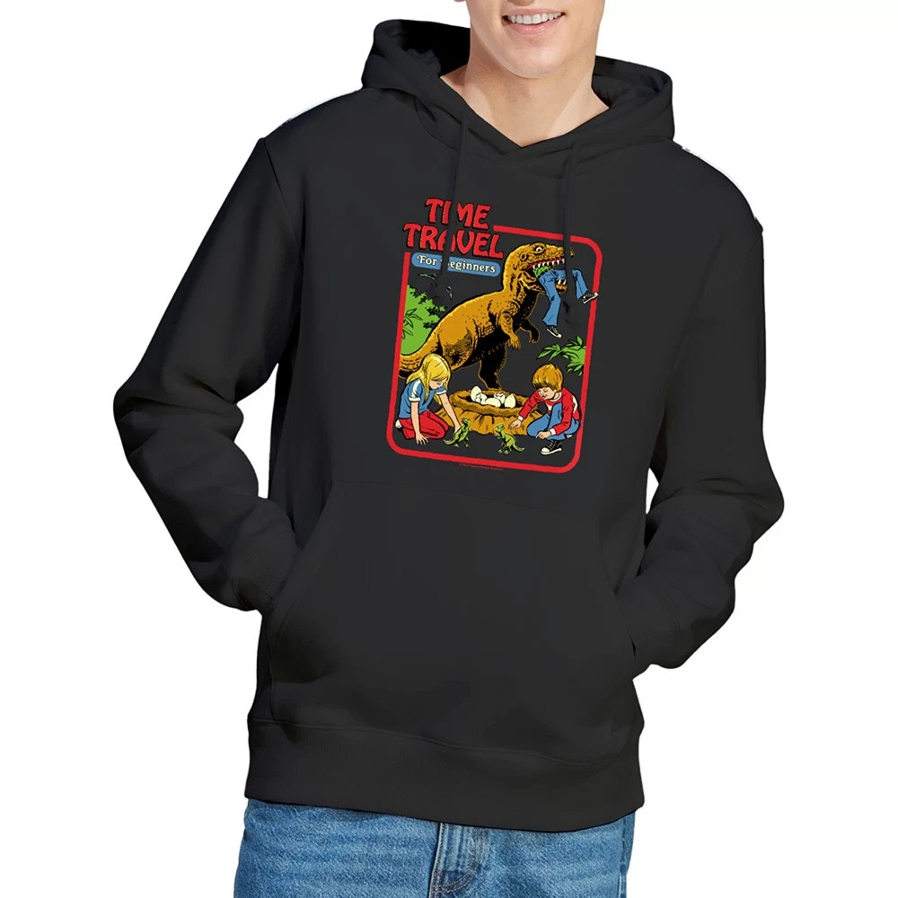 Steven Rhodes Time Travel Unisex Hoodie S-2XL, Black
