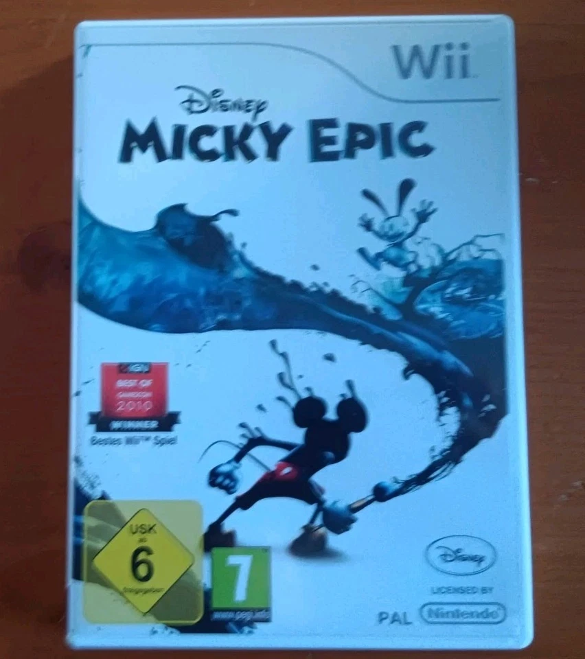" DISNEY: MICKY EPIC " (Nintendo Wii, 2010), Neuwertig!