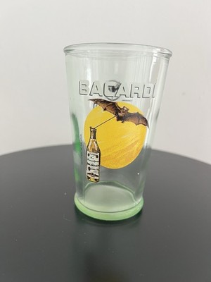 Rare Limited Edition Bacardi 150th Anniversary Glass (2012) Vintage Bat Design
