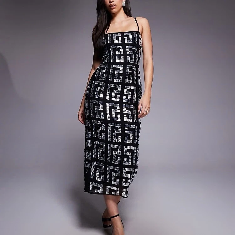 strapless open back dress Orla
