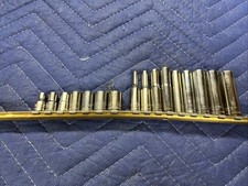 Craftsman Metric 14 Socket Set 6 Point 12mm-4mm Deepwell 11mm-5mm Short Craftsman Metric 14 Socket Set 6 Point 12mm-4mm Deepwell 11mm-5mm Short