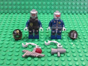 Lot of 2 LEGO Robo SWAT Minifigures Super Secret Police The LEGO Movie 70819 G54