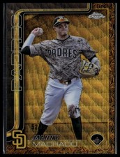 2025 Topps Gilded Collection Manny Machado Gold Wave Refractors #/75