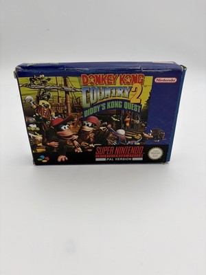 Super Nintendo SNES Spiel Donkey Kong Country 2 Diddy s Kong Quest OVP Komplett